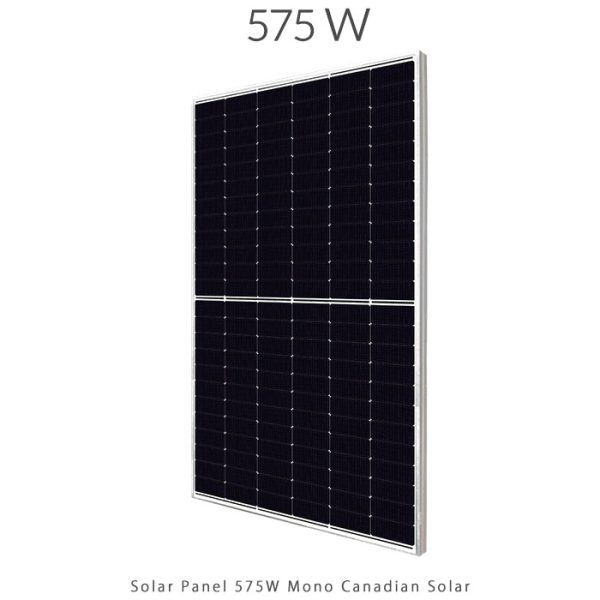 پنل خورشیدی 575 وات مونو کریستال برند Canadian Solar